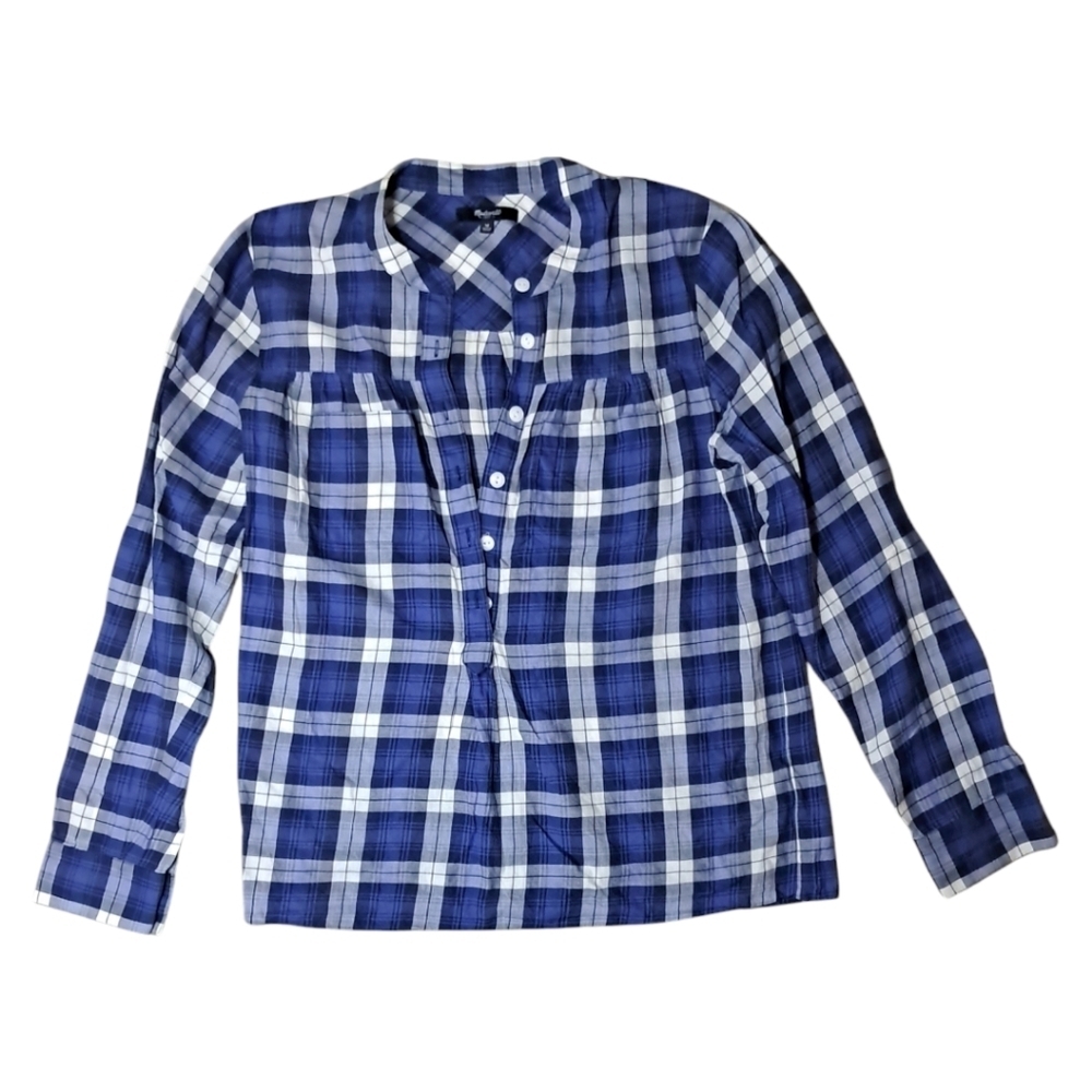 Madewell Women's Long Sleeve Cotton Top Size M